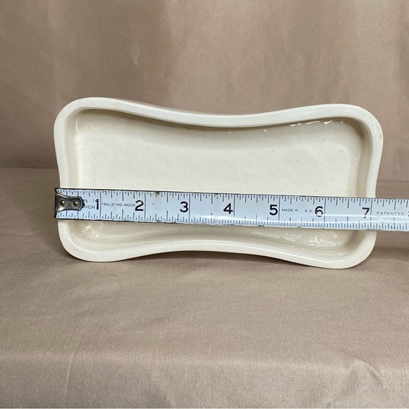 Vintage Jamar Mallory Ceramic Trinket Jewelry Box Gold Trim Roses - Picture 13 of 15